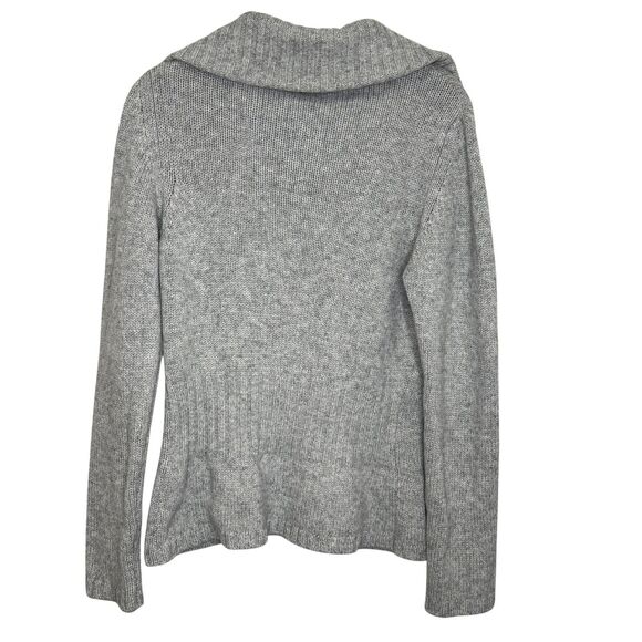 Rene Lezard Sweater Womens Small Button Front Merino Silk Cashmere Made Italy - Picture 2 of 8